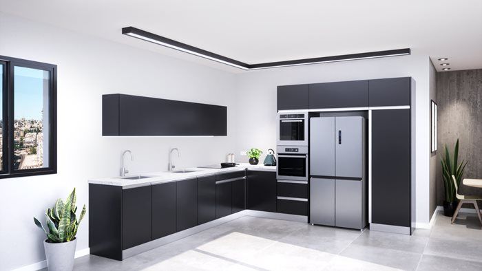 מטבח דגם אורבן פורמייקה עד 2 מטר עליון ותחתון כולל שיש ומע"מ